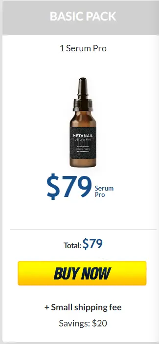 MetaNail Serum 1 bottle order