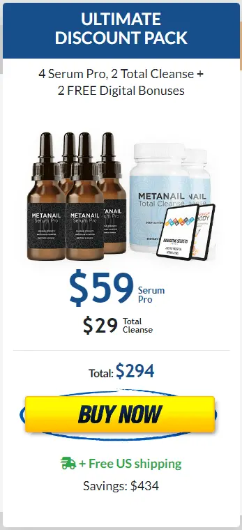 MetaNail Serum 6 bottle order